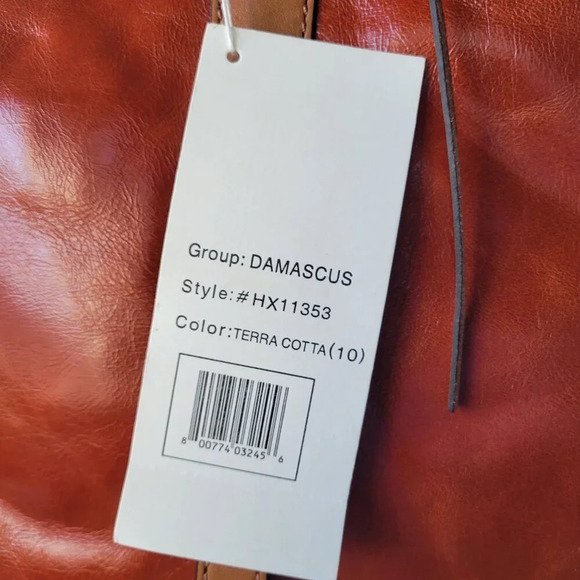 HYPE Genuine Leather Large Brown Glazed Tassel Shoulder Bag - NWT - Picture 8 of 15